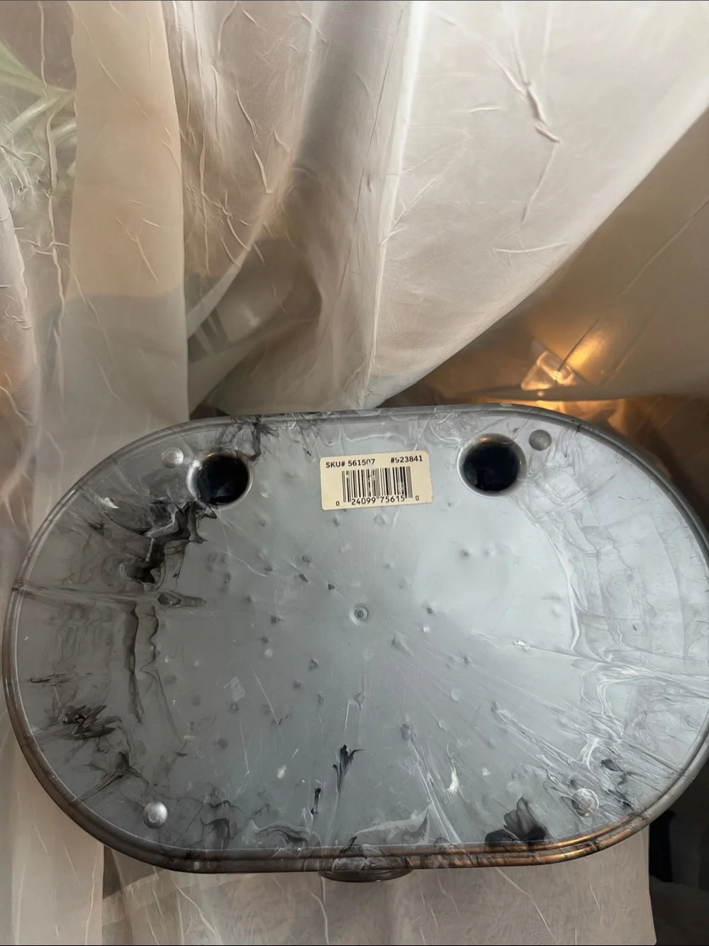 Y2K Caboodles Color Collisions Case - Silver Marble Finish